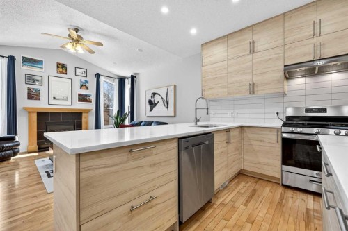 865 Citadel Way Nw, Calgary, AB - Indoor Photo Showing Kitchen With Upgraded Kitchen