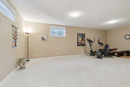 202 Tusslewood Terrace Nw, Calgary, AB - Indoor Photo Showing Gym Room