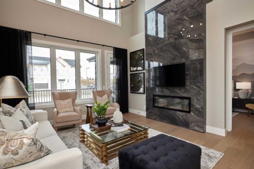  - Indoor Photo Showing Living Room With Fireplace