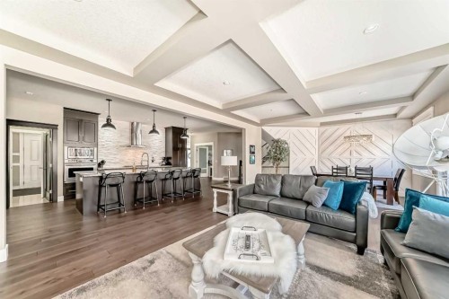 120 Kinniburgh Circle, Chestermere, AB - Indoor Photo Showing Living Room