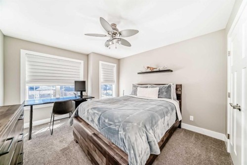 120 Kinniburgh Circle, Chestermere, AB - Indoor Photo Showing Bedroom