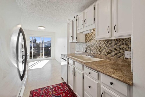49 Castlebrook Way Ne, Calgary, AB - Indoor Photo Showing Kitchen With Double Sink