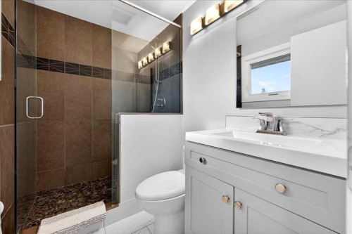 611 Lake Linnet Crescent Se, Calgary, AB - Indoor Photo Showing Bathroom