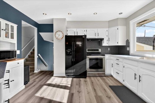 611 Lake Linnet Crescent Se, Calgary, AB - Indoor Photo Showing Kitchen