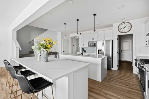 314 Walcrest Way Se, Calgary, AB - Indoor Photo Showing Kitchen With Upgraded Kitchen