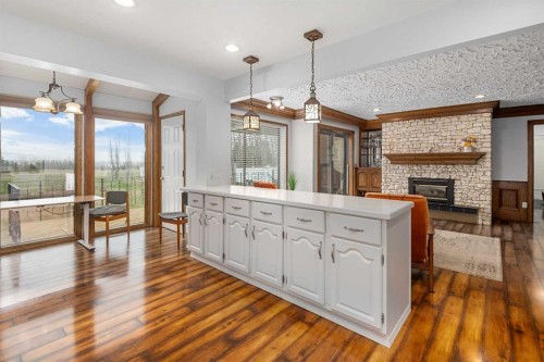 155 Croxford Estates Ne, Airdrie, AB - Indoor With Fireplace