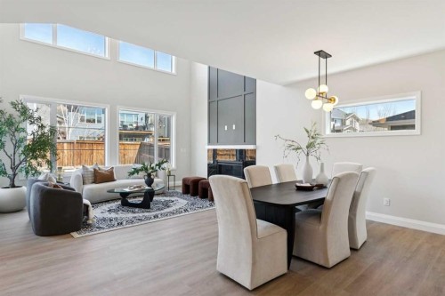 96 Cranbrook Way Se, Calgary, AB - Indoor Photo Showing Dining Room