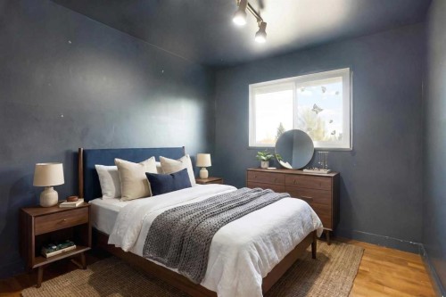 227 Cantrell Place Sw, Calgary, AB - Indoor Photo Showing Bedroom