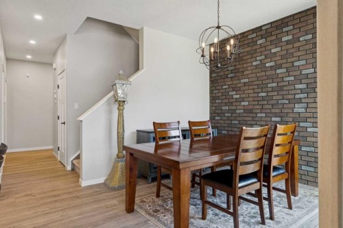 293 Masters Avenue Se, Calgary, AB - Indoor Photo Showing Dining Room
