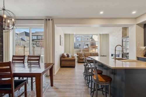 293 Masters Avenue Se, Calgary, AB - Indoor Photo Showing Dining Room