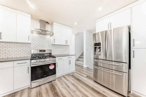 204 Whiteview Close Ne, Calgary, AB - Indoor Photo Showing Kitchen With Upgraded Kitchen