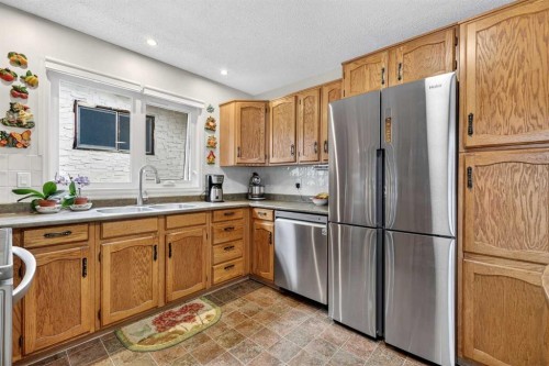 1415 108 Avenue Sw, Calgary, AB - Indoor Photo Showing Kitchen With Double Sink