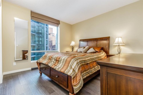 404-837 2 Avenue Sw, Calgary, AB - Indoor Photo Showing Bedroom