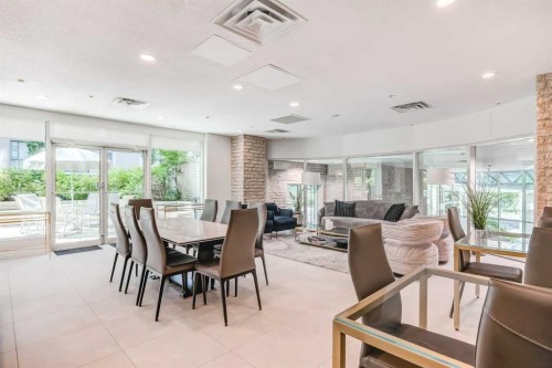 404-837 2 Avenue Sw, Calgary, AB - Indoor Photo Showing Dining Room