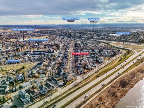 18 Inverness Rise Se, Calgary, AB - Outdoor With View