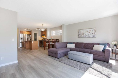 30 Cranwell Common Se, Calgary, AB - Indoor Photo Showing Living Room