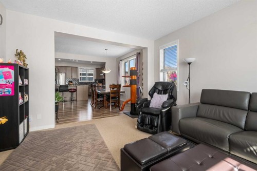 295 Carrington Circle Nw, Calgary, AB - Indoor Photo Showing Living Room