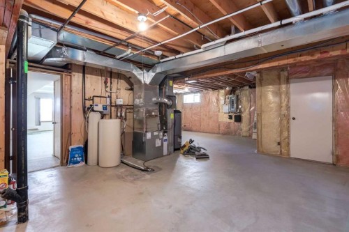 420 Hawkview Manor Circle Nw, Calgary, AB - Indoor Photo Showing Basement