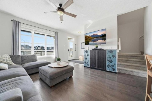 183 Savanna Parade Ne, Calgary, AB - Indoor Photo Showing Living Room