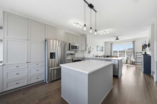 183 Savanna Parade Ne, Calgary, AB - Indoor Photo Showing Kitchen With Upgraded Kitchen