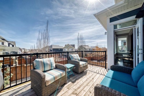 88 Masters Way Se, Calgary, AB - Outdoor With Deck Patio Veranda With Exterior