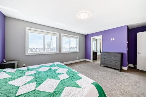 88 Masters Way Se, Calgary, AB - Indoor Photo Showing Bedroom