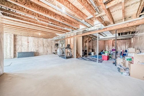 88 Masters Way Se, Calgary, AB - Indoor Photo Showing Basement