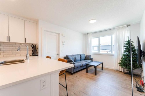 76 Lucas Boulevard Nw, Calgary, AB - Indoor Photo Showing Kitchen With Double Sink