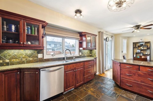 26 Galway Crescent Sw, Calgary, AB - Indoor Photo Showing Kitchen With Double Sink