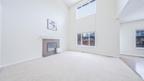 393 Windermere Drive, Chestermere, AB - Indoor With Fireplace