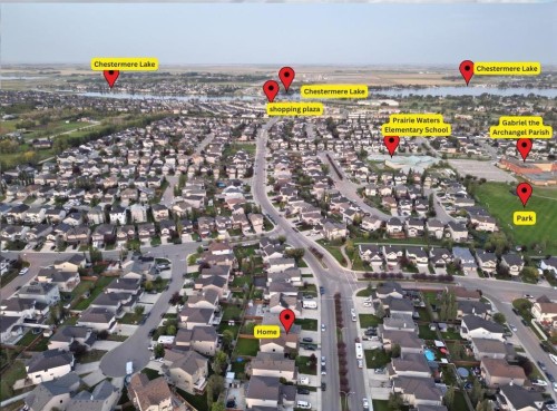 393 Windermere Drive, Chestermere, AB - Outdoor With View