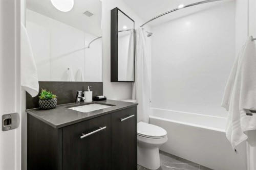 Package #1-730 2 Avenue Sw, Calgary, AB - Indoor Photo Showing Bathroom