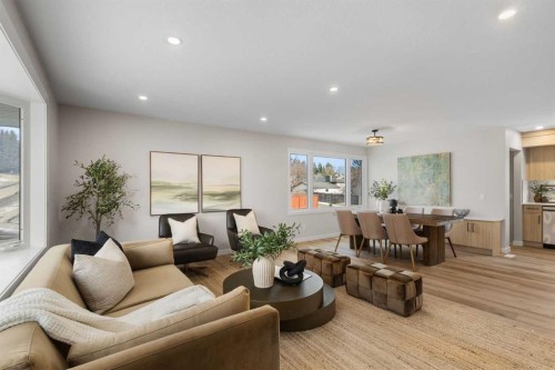 198 Silver Brook Road Nw, Calgary, AB - Indoor Photo Showing Living Room