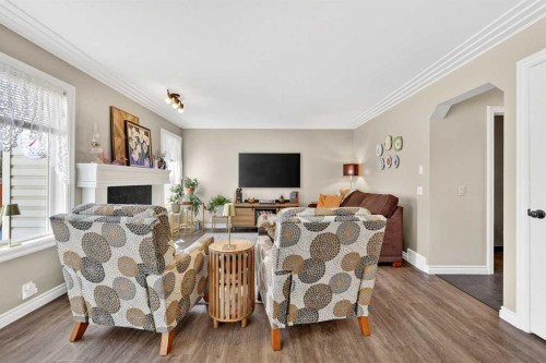 280 Mt Selkirk Close Se, Calgary, AB - Indoor With Fireplace