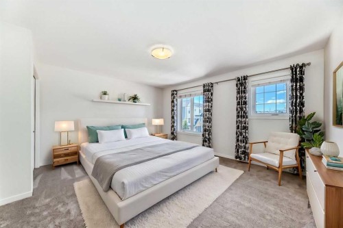 204 Auburn Bay Circle Se, Calgary, AB - Indoor Photo Showing Bedroom