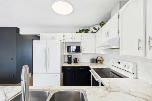 6 Green Meadow Crescent, Strathmore, AB - Indoor Photo Showing Kitchen With Double Sink