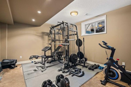 3924 15A Street Sw, Calgary, AB - Indoor Photo Showing Gym Room