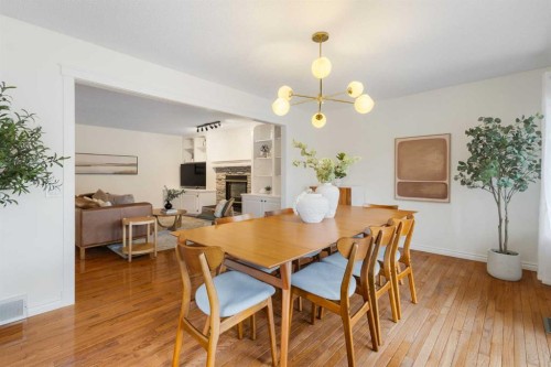 66 Inverness Close Se, Calgary, AB - Indoor Photo Showing Dining Room