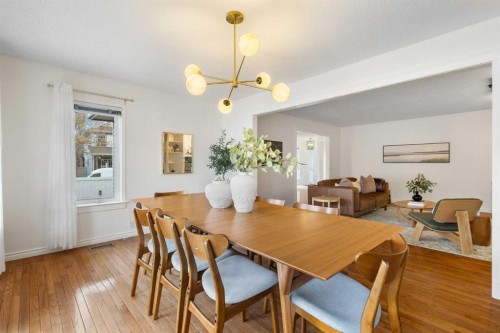 66 Inverness Close Se, Calgary, AB - Indoor Photo Showing Dining Room