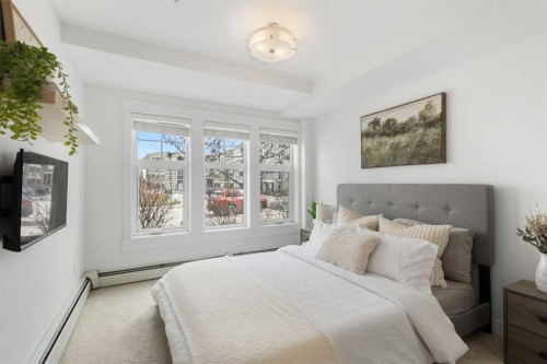 3107-11 Mahogany Row Se, Calgary, AB - Indoor Photo Showing Bedroom
