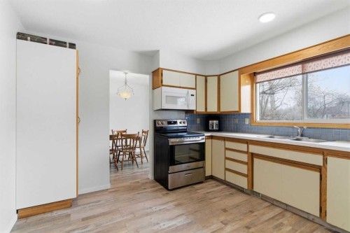 5048 Dalhart Road Nw, Calgary, AB - Indoor Photo Showing Kitchen With Double Sink