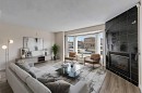 48 Whitworth Way Ne, Calgary, AB  - Indoor Photo Showing Living Room With Fireplace 