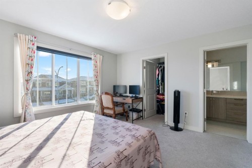 224 River Heights Drive, Cochrane, AB - Indoor Photo Showing Bedroom