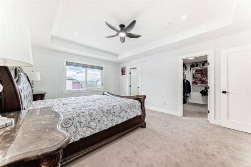 127 Saddlecrest Grove Ne, Calgary, AB - Indoor Photo Showing Bedroom