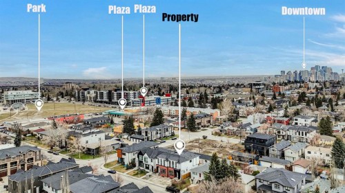 2012 35 Street Sw, Calgary, AB - Outdoor With View