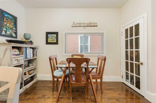 447 Marsh Road Ne, Calgary, AB - Indoor Photo Showing Dining Room