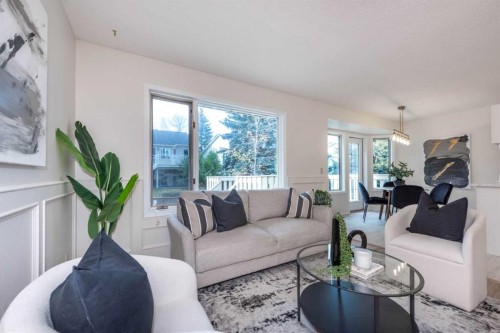 47 Hawkstone Drive Nw, Calgary, AB - Indoor Photo Showing Living Room