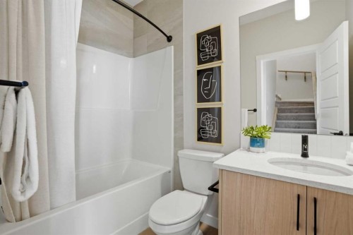 85 Wild Rose Way Se, Calgary, AB - Indoor Photo Showing Bathroom
