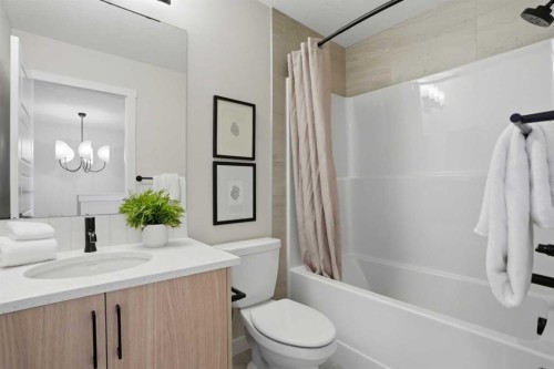 85 Wild Rose Way Se, Calgary, AB - Indoor Photo Showing Bathroom