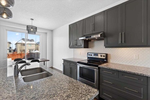 20 Nolancrest Green Nw, Calgary, AB - Indoor Photo Showing Kitchen With Double Sink With Upgraded Kitchen
